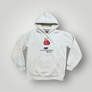 Polo Ralph Lauren Hoodie Polo Bear USA Basketball Pullover Gray Adult Sz L